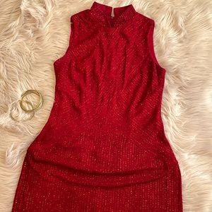 Mermaid stretch High neck sleeveless flor length prom and evening dress.